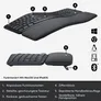 Logitech Ergo K860 Split for Business - US - ergonomische Tastatur mit Logi Bold