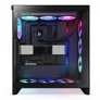 NZXT H7 Flow Black RGB (2024) Midi Tower ATX Gaming Gehäuse schwarz mit Glasfenster