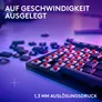 Logitech G515 Lightspeed TKL, Tactile-Switches, Schwarz - Kabellose Gaming Tastatur