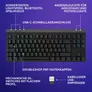 Logitech G515 Lightspeed TKL, Tactile-Switches, Schwarz - Kabellose Gaming Tastatur