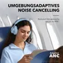 soundcore Space One True-Wireless Over-Ear Bluetooth-Kopfhörer blau