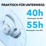 soundcore Space One True-Wireless Over-Ear Bluetooth-Kopfhörer blau