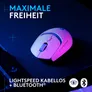 Logitech G309 LIGHTSPEED, Weiß - Kabellose Gaming Maus
