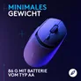 Logitech G309 LIGHTSPEED, Weiß - Kabellose Gaming Maus