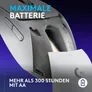 Logitech G309 LIGHTSPEED, Weiß - Kabellose Gaming Maus