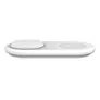 Belkin BOOST CHARGE PRO 2in1 Ladepad Qi2 15 Watt kabellos magnetisch USB-C Kabel u. Netzteil weiß