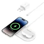 Belkin BOOST CHARGE PRO 2in1 Ladepad Qi2 15 Watt kabellos magnetisch USB-C Kabel u. Netzteil weiß