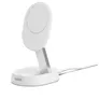 Belkin BoostCharge Pro Qi2 verstellbare kabellose magnetische Ladestation mit Qi2 (15 W) weiß