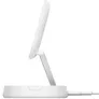 Belkin BoostCharge Pro Qi2 verstellbare kabellose magnetische Ladestation mit Qi2 (15 W) weiß