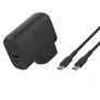 Belkin BOOST CHARGE Hybrid Dual USB-C/USB/A-Ladegerät (25 W) 5K-Powerbank, UK, EU, US, AU, schwarz