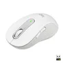 Logitech Signature M650 Pale Grey L (Rechtshändig) - Bluetooth, Logi Bolt, 4000 DPI, Unterstützt von Logi Options+