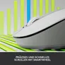 Logitech Signature M650 Pale Grey L (Rechtshändig) - Bluetooth, Logi Bolt, 4000 DPI, Unterstützt von Logi Options+