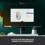 Logitech Signature M650 Pale Grey L (Rechtshändig) - Bluetooth, Logi Bolt, 4000 DPI, Unterstützt von Logi Options+