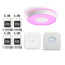 Philips Hue Infuse Deckenleuchte L + Bridge & Bosch Smart Home 4x Thermostat II + Controller II