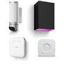 Bosch Smart Home Eyes Außenkamera II mit Controller II & Philips Hue Resonate Wandleuchte mit Bridge V2