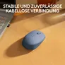 Logitech M171 Kabellose Maus Blaugrau