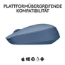 Logitech M171 Kabellose Maus Blaugrau