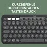 Logitech Pebble Keys 2 K380S Graphite - Minimalistische kabellose Tastatur