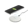 Hama 00201679 Wireless Charger QI-FC10 Metal, 10 W, kabelloses Smartphone-Ladepad, Weiß