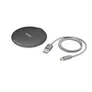Hama 00201680 Wireless Charger QI-FC10 Metal, 10 W, kabelloses Smartphone-Ladepad, SW