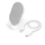 Hama 00201686 Wireless Charger QI-FC10S-Fab, 10 W, kabellose Smartphone-Ladestation, WS