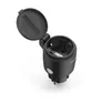 Hama 00176627 Smarte WLAN-Steckdose f. außen, sprach-/appgesteuert, 2.300W, IP44, Schwarz
