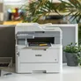 Brother MFC-L8390CDW Farblaser-Multifunktionsdrucker Scanner Kopierer Fax WLAN