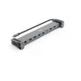Hama 00200145 USB-C-Docking-Station Connect2Office Basic V2, Standfüße, 9 Ports