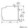 Bosch HMG7361B1 Serie 8 Einbaubackofen mit Mikrowellenfunktion