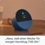 Amazon Echo Spot (2024) Smart Clock mit sattem Klang und Alexa blau