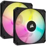 Corsair AF120 SLIM RGB 120mm schwarz Double-Pack