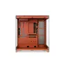 THERMALTAKE CTE E550 MX Midi-Tower Gehäuse Seitenfenster beige/orange