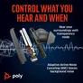 Poly Voyager Free 60+ UC M Carbon Black Earbuds + BT700 USB-C Adapter + Touchscreen-Ladeetui