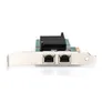 DIGITUS PCI Express  2 Port Gigabit Ethernet Netzwerkkarte, RJ45