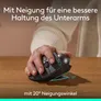 Logitech MX Ergo S Grafit - Kabellose Komfort-Trackball-Maus mit Silent-Klick + Logi Bolt Adapter