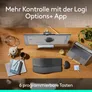 Logitech MX Ergo S Grafit - Kabellose Komfort-Trackball-Maus mit Silent-Klick + Logi Bolt Adapter