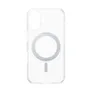 CARE by PanzerGlass® Feature Case Transparent m. Silber Kickstand & MagSafe iPhone 16