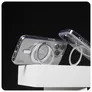 CARE by PanzerGlass® Feature Case Transparent m. Silber Kickstand & MagSafe iPhone 16 Pro Max