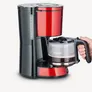 Severin KA 4817 Filterkaffeemaschine rot/schwarz Glaskanne
