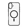 CARE by PanzerGlass® Flagship Case Transparent Urban Combat m. Schwarz Rahmen & MagSafe iPhone 16 Plus