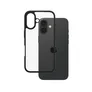 CARE by PanzerGlass® Flagship Case Transparent Urban Combat m. Schwarz Rahmen iPhone 16