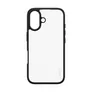 CARE by PanzerGlass® Flagship Case Transparent Urban Combat m. Schwarz Rahmen iPhone 16