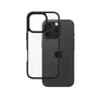 CARE by PanzerGlass® Flagship Case Transparent Urban Combat m. Schwarz Rahmen iPhone 16 Pro