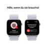Apple Watch Series 10 GPS 42mm Aluminium Silber Sport Loop Blue Cloud