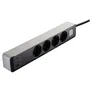 Hama 00223189 Steckdosenleiste, 4-fach, USB-C/A 65W, PD, Schalter, 1,4 m, Schwarz/Grau