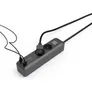 Hama 00223188 Steckdosenleiste, 2-fach, USB-C/A 65W, PD, Schalter, 1,4 m, Schwarz/Grau