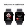 Apple Watch Series 10 GPS 42mm Aluminium Diamantschwarz Sport Loop Ink
