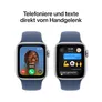 Apple Watch SE GPS 40mm Alu Silber Sportarmband Denim - S/M