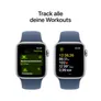 Apple Watch SE GPS 40mm Alu Silber Sportarmband Denim - S/M