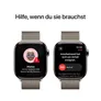 Apple Watch Series 10 LTE 42mm Natural Titangehäuse mit Natural Milanese Loop